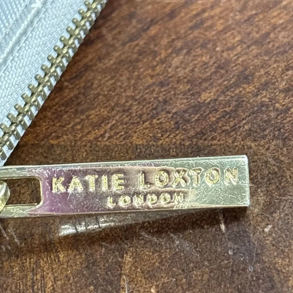 Katie Loxton London “All That Glitters” Makeup Cosmetic Bag Pouch Clutch 6” X 9”